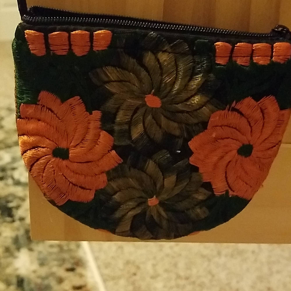 Embroidered Mini Bag, NWOT